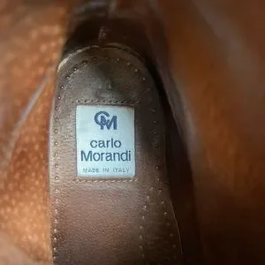 Carlo Morandi | Shoes | Rare Carlo Morandi Black Leather  display picture 3